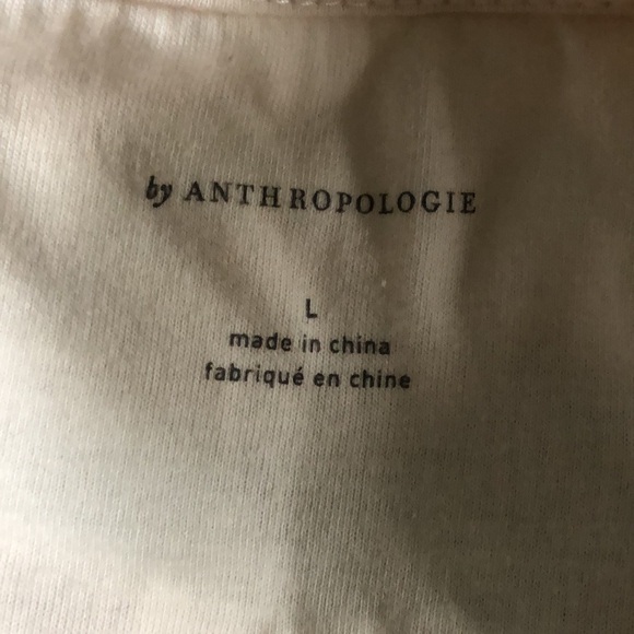 Anthropologie watercolor mountains henley thermal top Size L - Picture 5 of 8